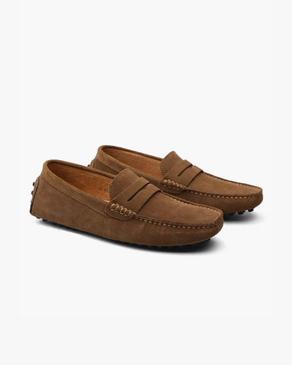 Wildleder Fahrer Slipper