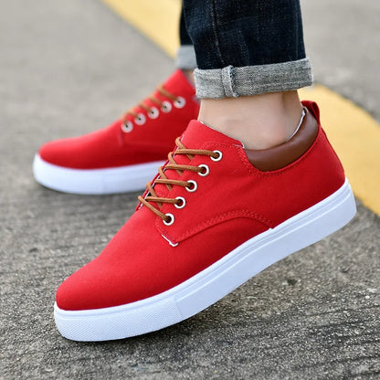 Fashionable Casual Sneakers Made of Canvas